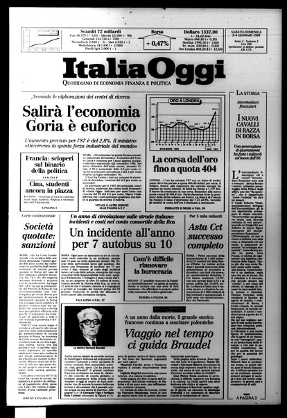 Italia oggi : quotidiano di economia finanza e politica